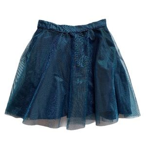 Milou Tutu Teal Mesh Tulle  Skirt 18 24 months